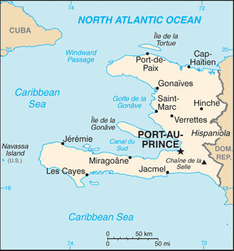 map Haiti