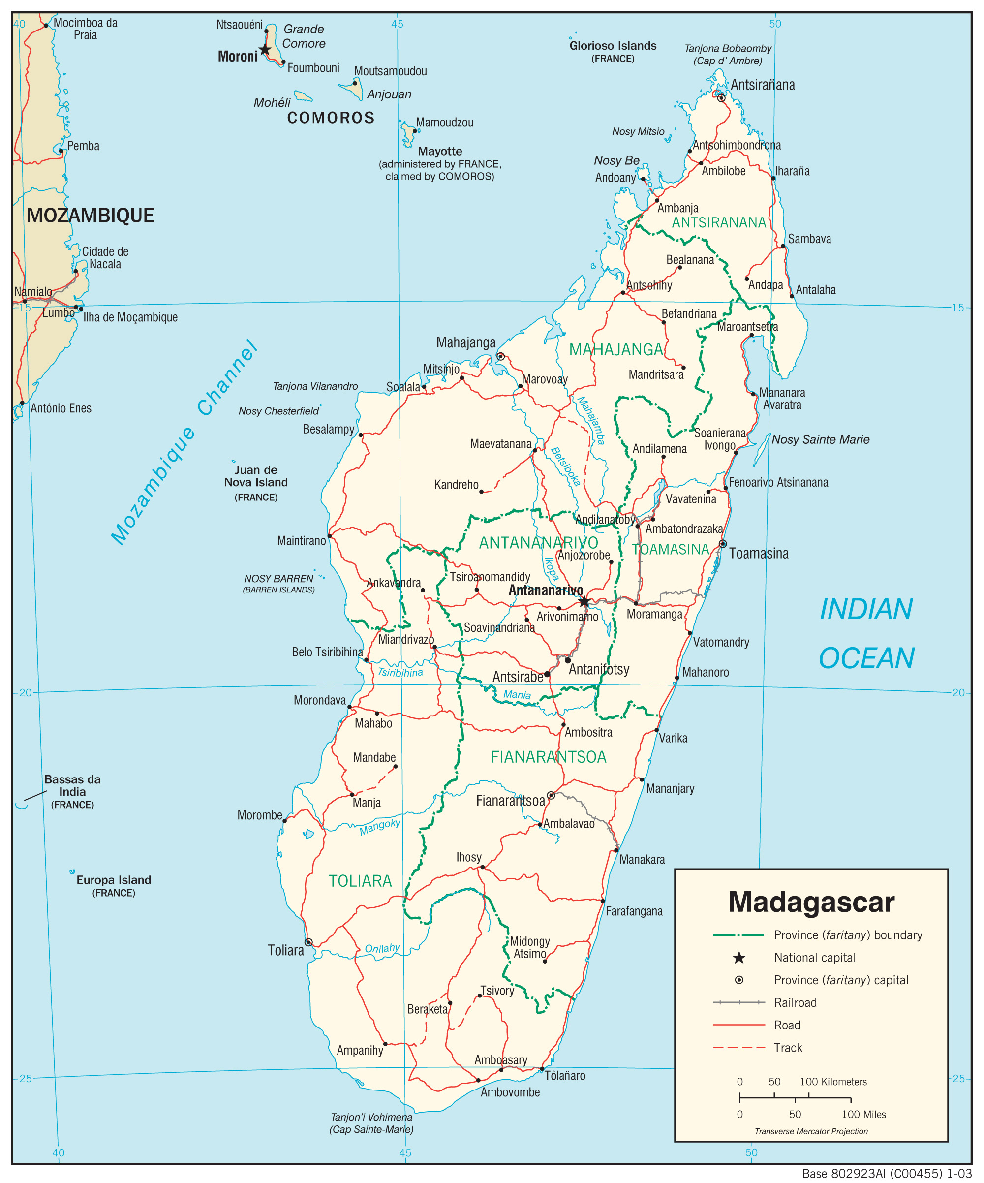 map Madagaskar