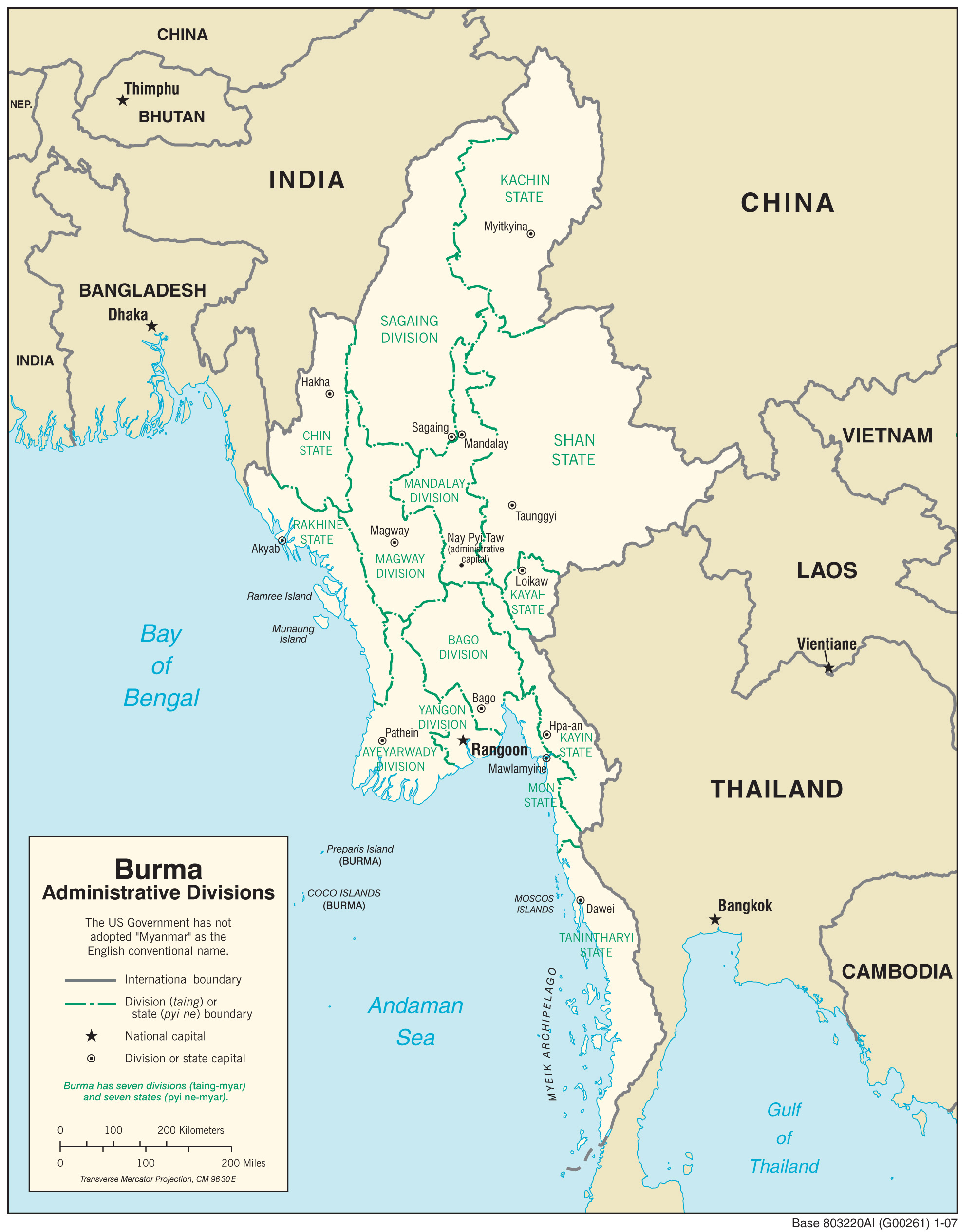map Myanmar