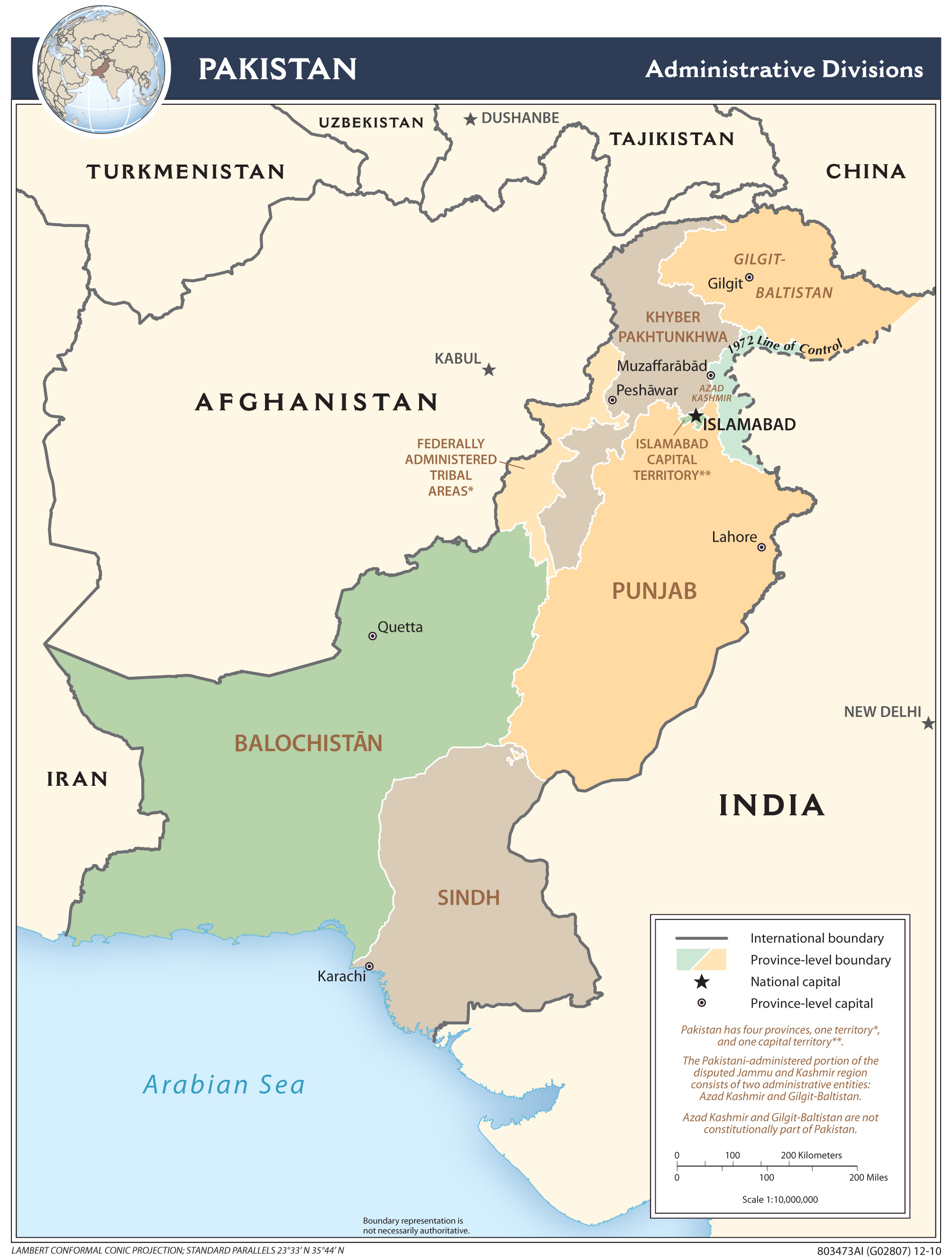 map Pakistan